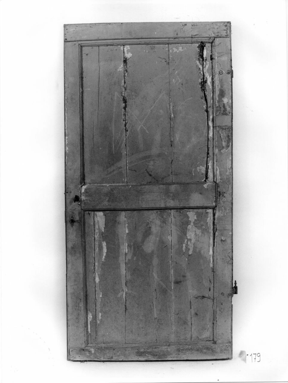 porta - ad un battente, opera isolata - ambito piemontese (sec. XIX)