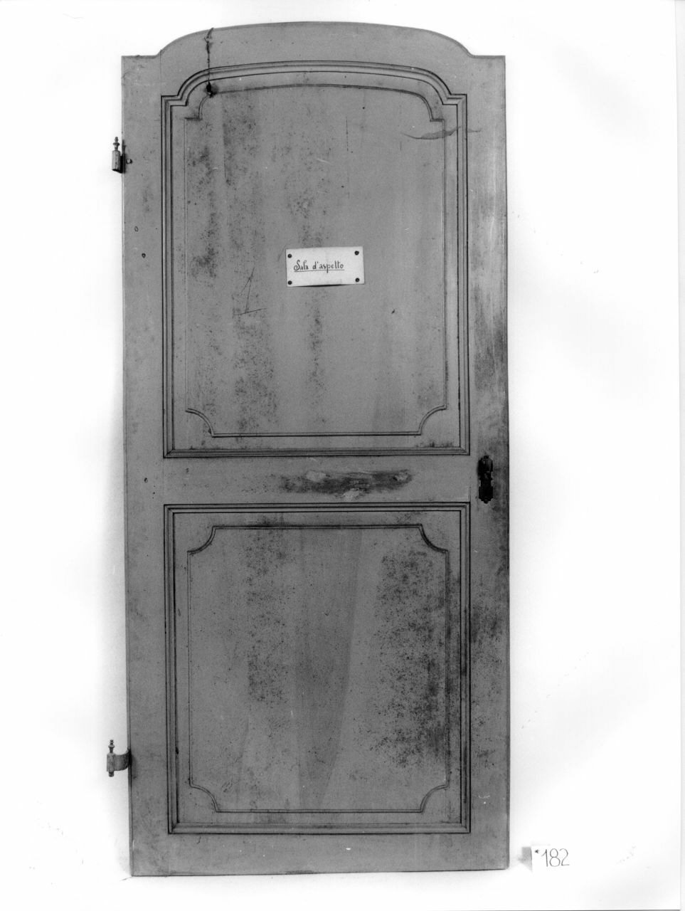 porta - ad un battente, opera isolata - ambito piemontese (sec. XIX)