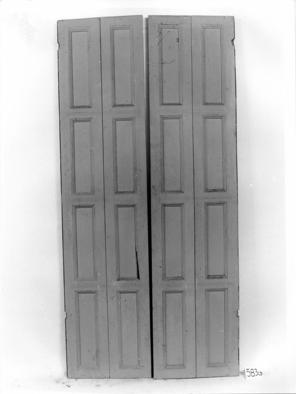 scuro di finestra, serie - ambito piemontese (sec. XIX)