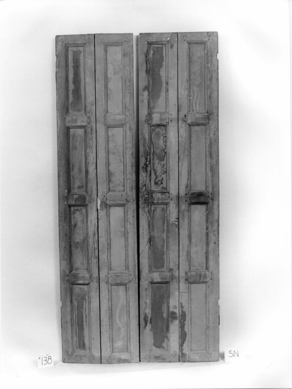 scuro di finestra, opera isolata - ambito piemontese (sec. XIX)