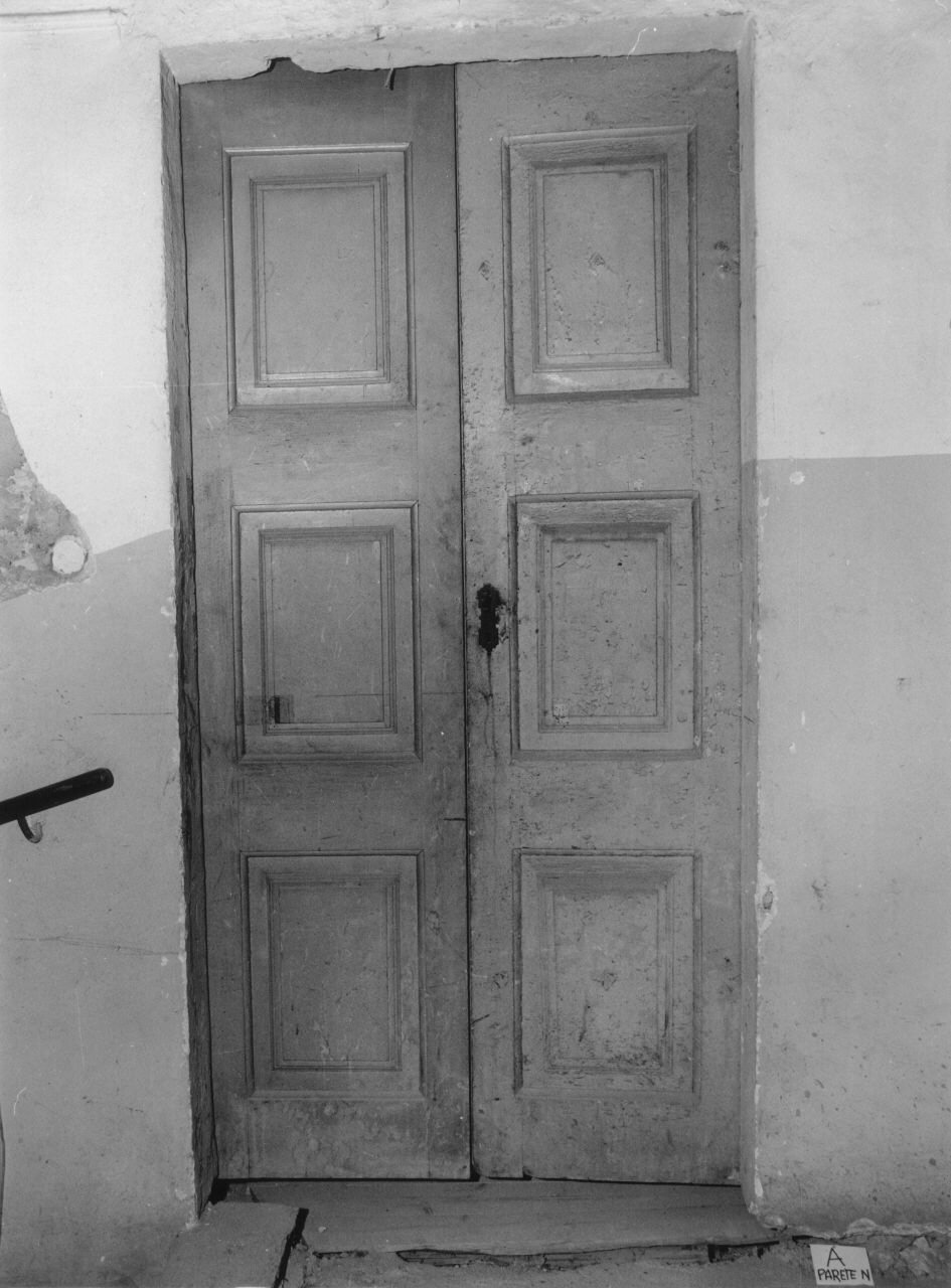 porta - a due battenti, opera isolata - ambito piemontese (sec. XIX)