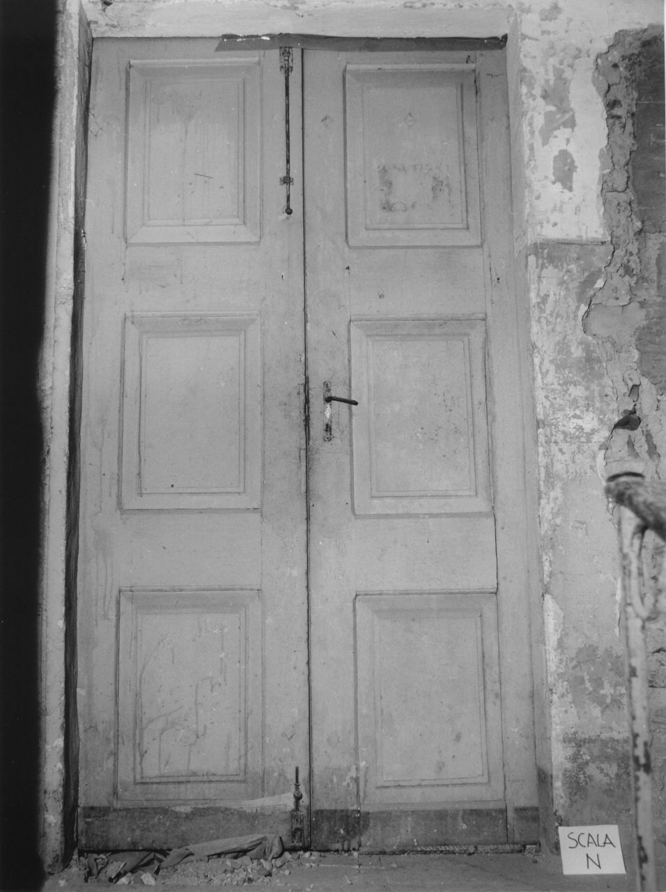 porta - ad un battente, opera isolata - ambito piemontese (sec. XIX)