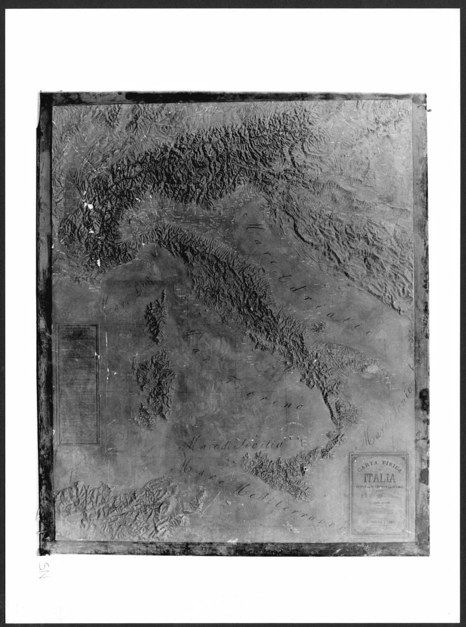 carta geografica, opera isolata - ambito italiano (prima metà sec. XX)