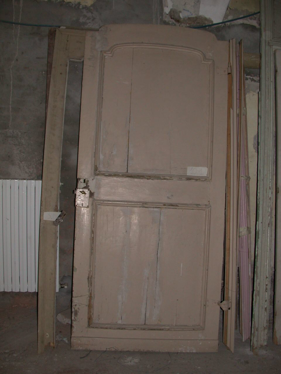 porta - ad un battente, opera isolata - ambito piemontese (sec. XIX)