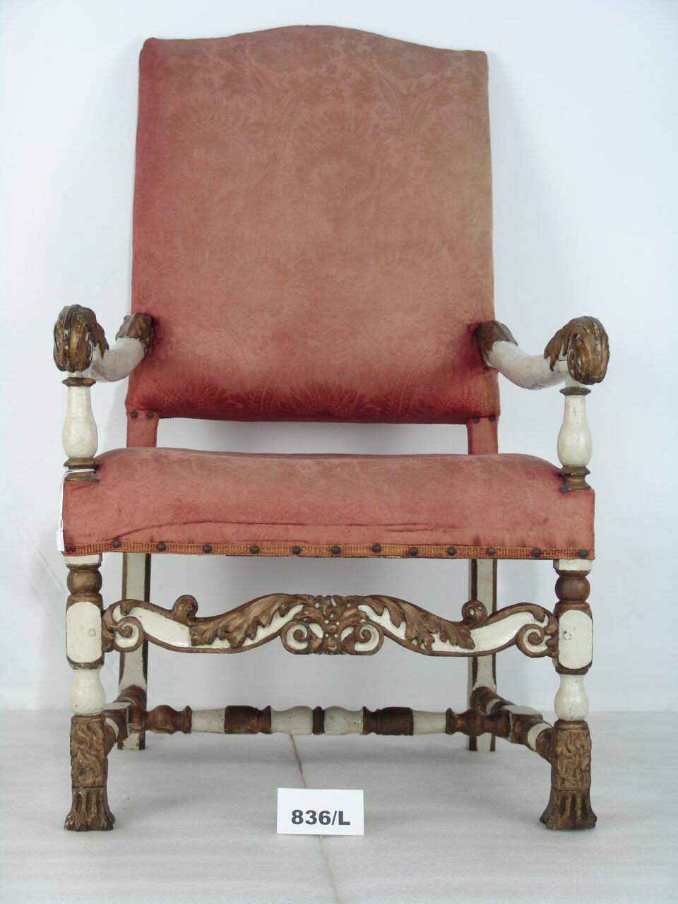 poltrona, opera isolata - ambito piemontese (seconda metà sec. XVII)