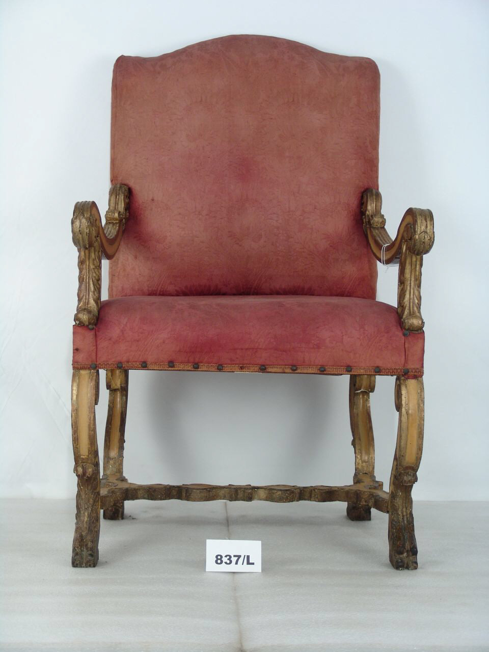 poltrona, opera isolata - ambito piemontese (seconda metà sec. XVII)