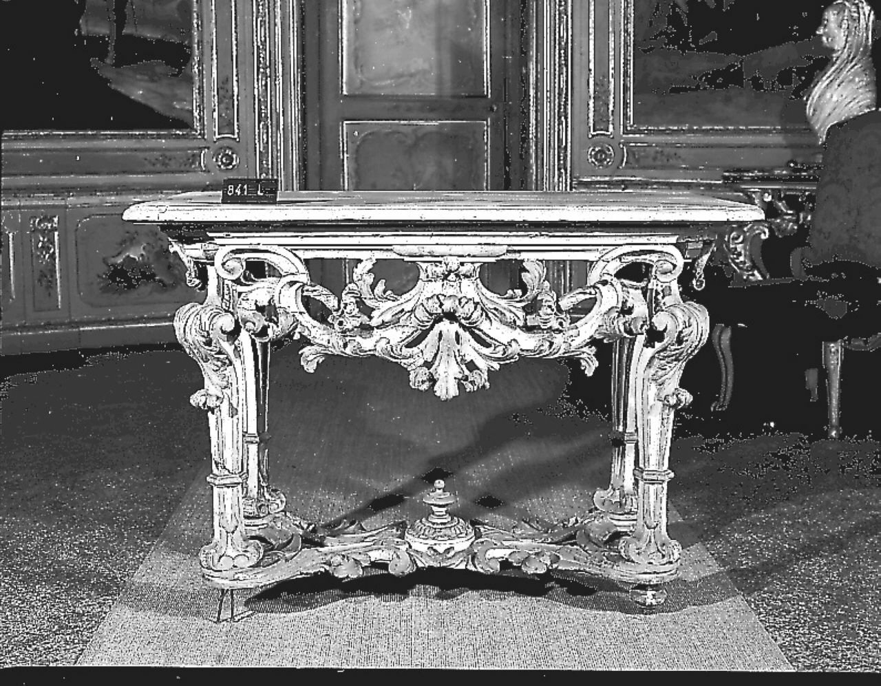 tavolo da muro, opera isolata - ambito piemontese (fine/inizio secc. XVII/ XVIII)