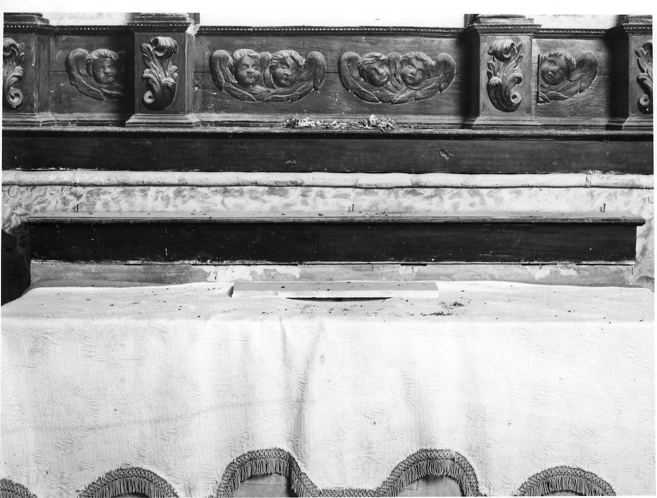 gradino d'altare, opera isolata - bottega astigiana (sec. XIX)