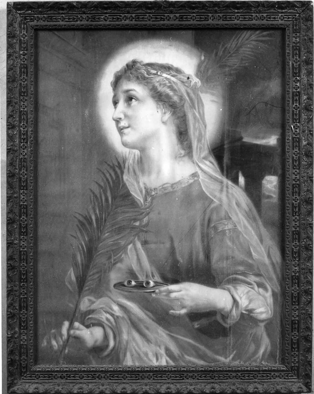 Santa Lucia (dipinto, opera isolata) - ambito astigiano (sec. XIX)
