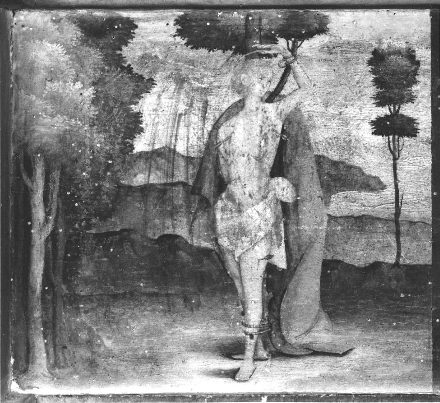 San Sebastiano (dipinto) di De Rossi Raffaele (sec. XVI)