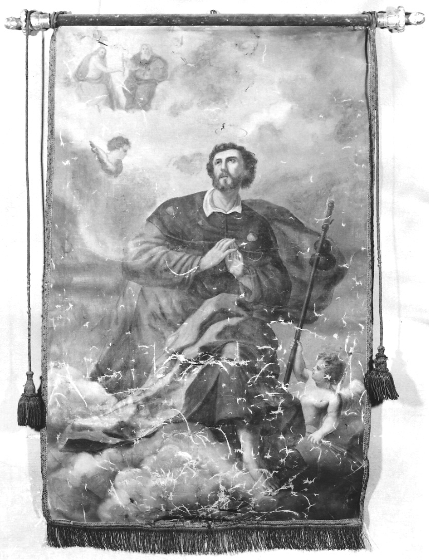 gloria di San Giacomo il Maggiore e Trinità (dipinto) - ambito piemontese (seconda metà sec. XIX)