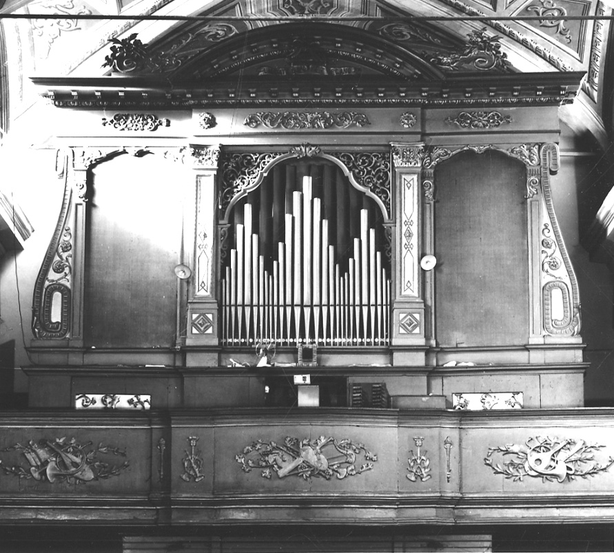 cassa d'organo, opera isolata di Manera Giovanni (sec. XIX)