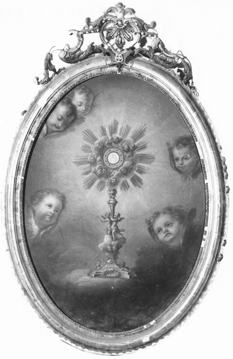 gloria dell'Eucaristia (dipinto, opera isolata) - ambito piemontese (seconda metà sec. XVIII)