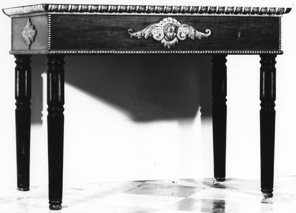 tavolo, opera isolata - bottega piemontese (sec. XIX)