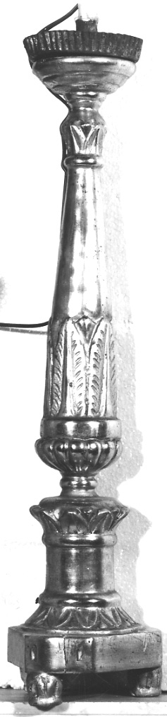 candeliere, serie di Prinotti Ditta (bottega) (fine/inizio secc. XIX/ XX)