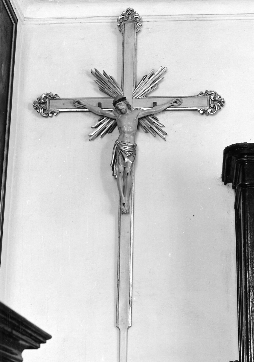 Cristo crocifisso (croce processionale, opera isolata) - produzione piemontese (prima metà sec. XX)
