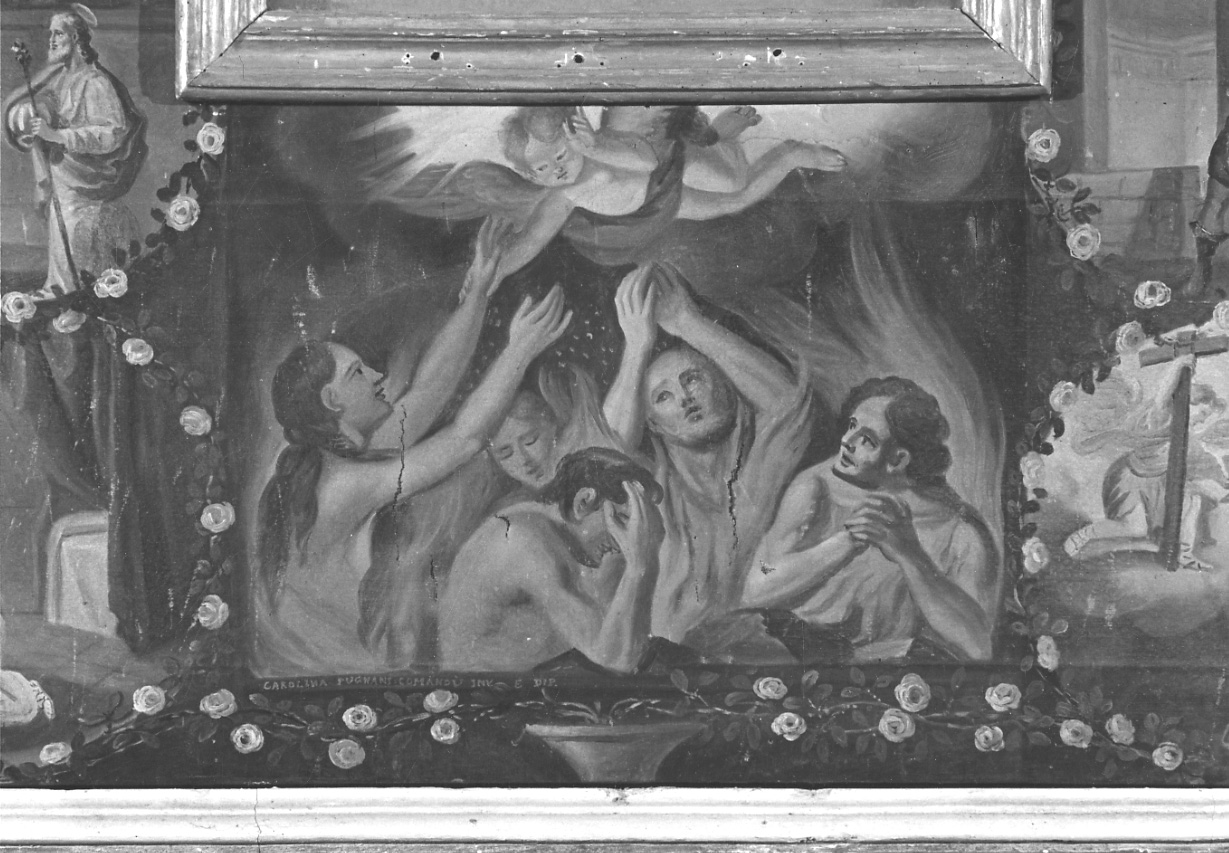 anime del purgatorio (dipinto) di Pugnani Comandù Carolina (sec. XIX)