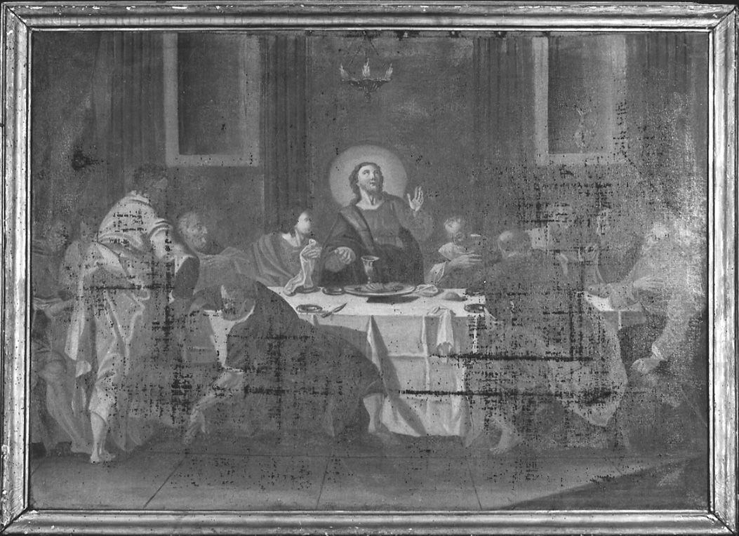 ultima cena (dipinto, opera isolata) - ambito piemontese (ultimo quarto sec. XVIII)