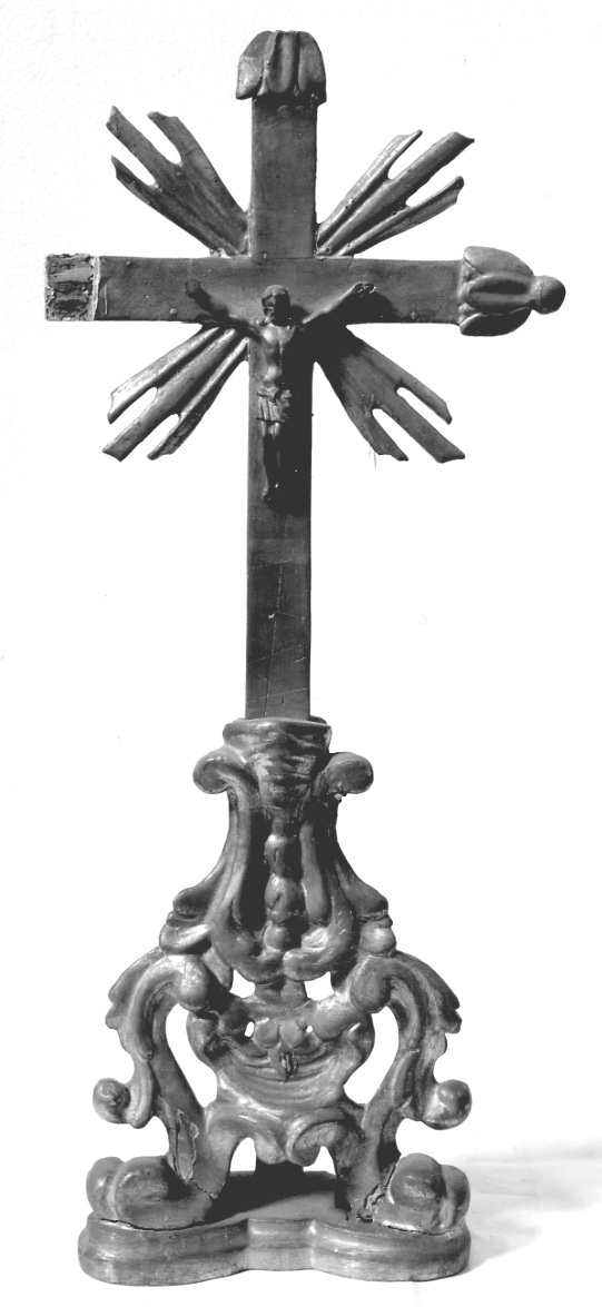 Cristo crocifisso (croce d'altare, opera isolata) - ambito piemontese (seconda metà sec. XIX)
