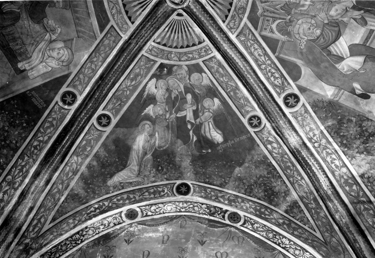 assunzione della Madonna (dipinto, elemento d'insieme) di Maestro di Roletto (prima metà sec. XV)