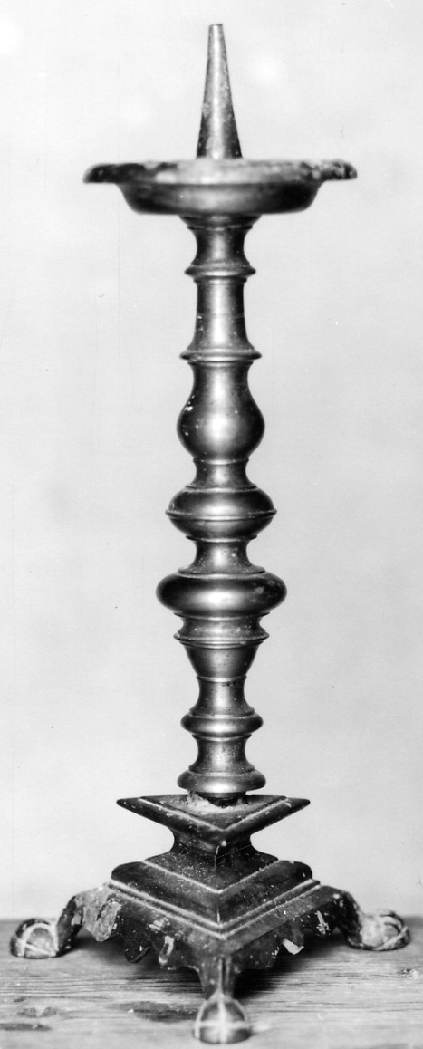 candelabro, serie - ambito piemontese (?) (prima metà sec. XVIII)