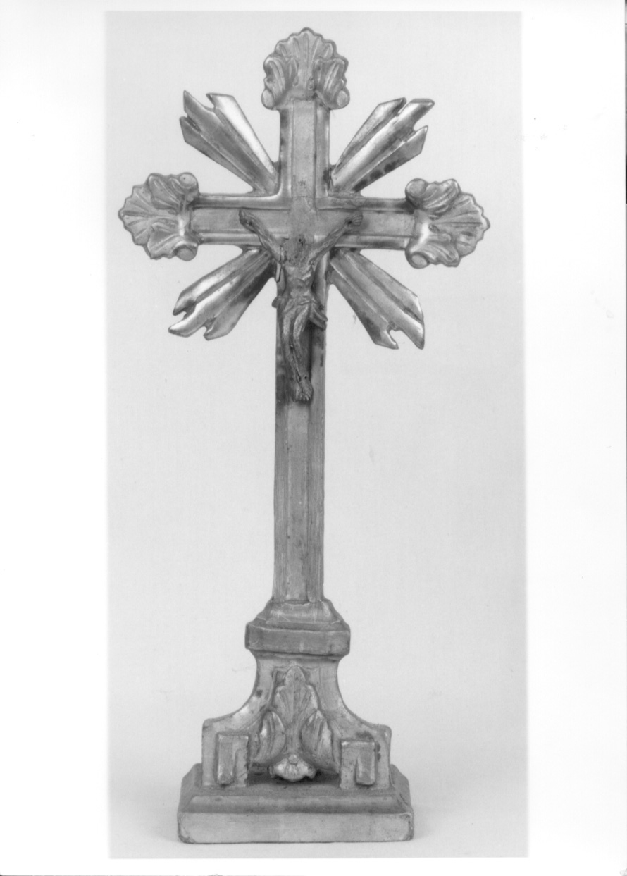 Cristo crocifisso (croce d'altare, opera isolata) - ambito piemontese (fine sec. XVIII)