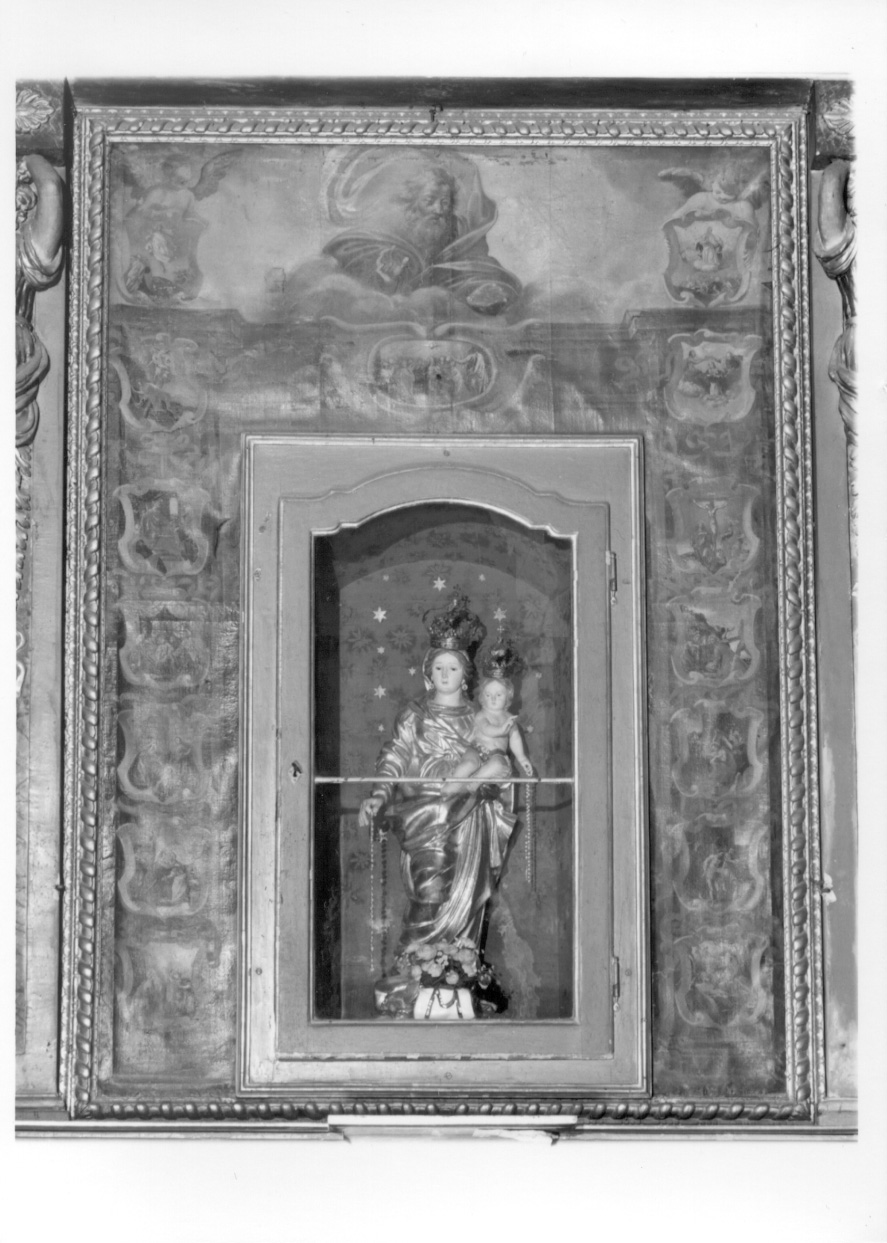 MISTERI DEL ROSARIO (dipinto, opera isolata) - ambito piemontese (terzo quarto sec. XVII)