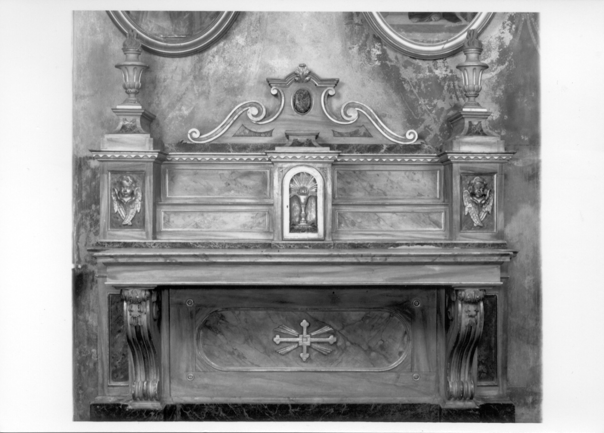 altare, opera isolata - bottega piemontese (seconda metà sec. XIX)