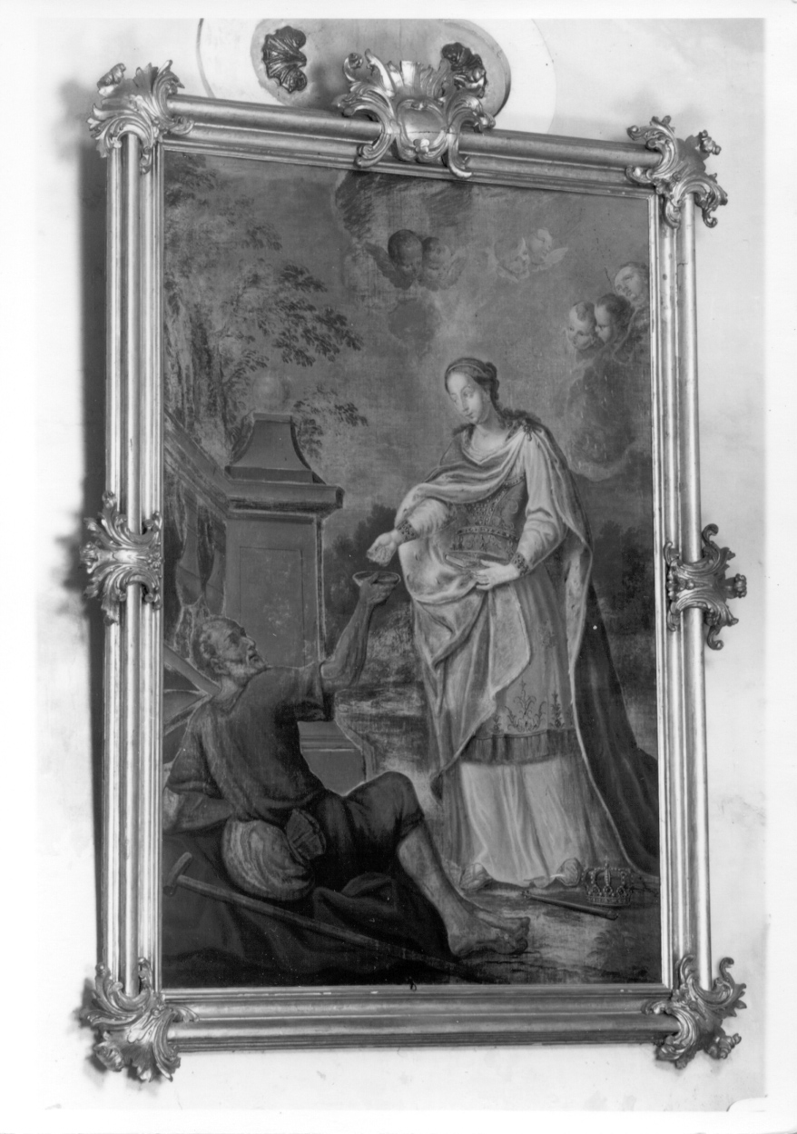 Santa Elisabetta d'Ungheria (dipinto, opera isolata) - ambito torinese (metà sec. XVIII)