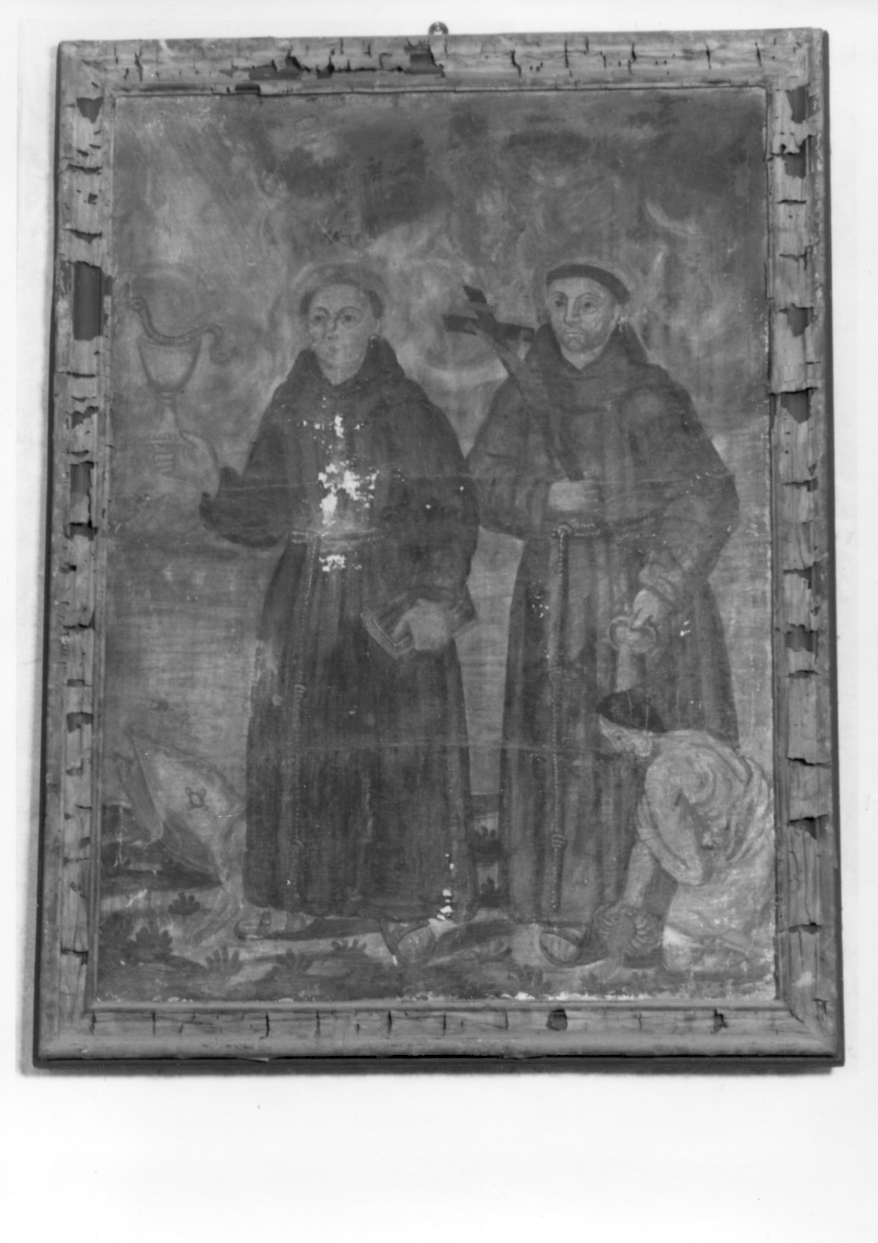 Santi francescani (dipinto, opera isolata) - ambito piemontese (seconda metà sec. XVII)