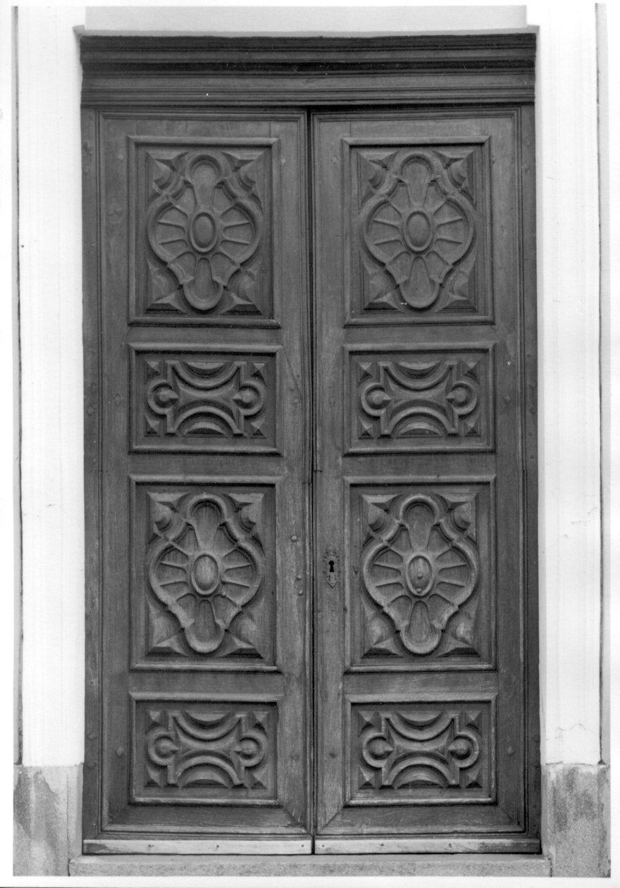 porta, opera isolata - ambito piemontese (seconda metà sec. XVIII)