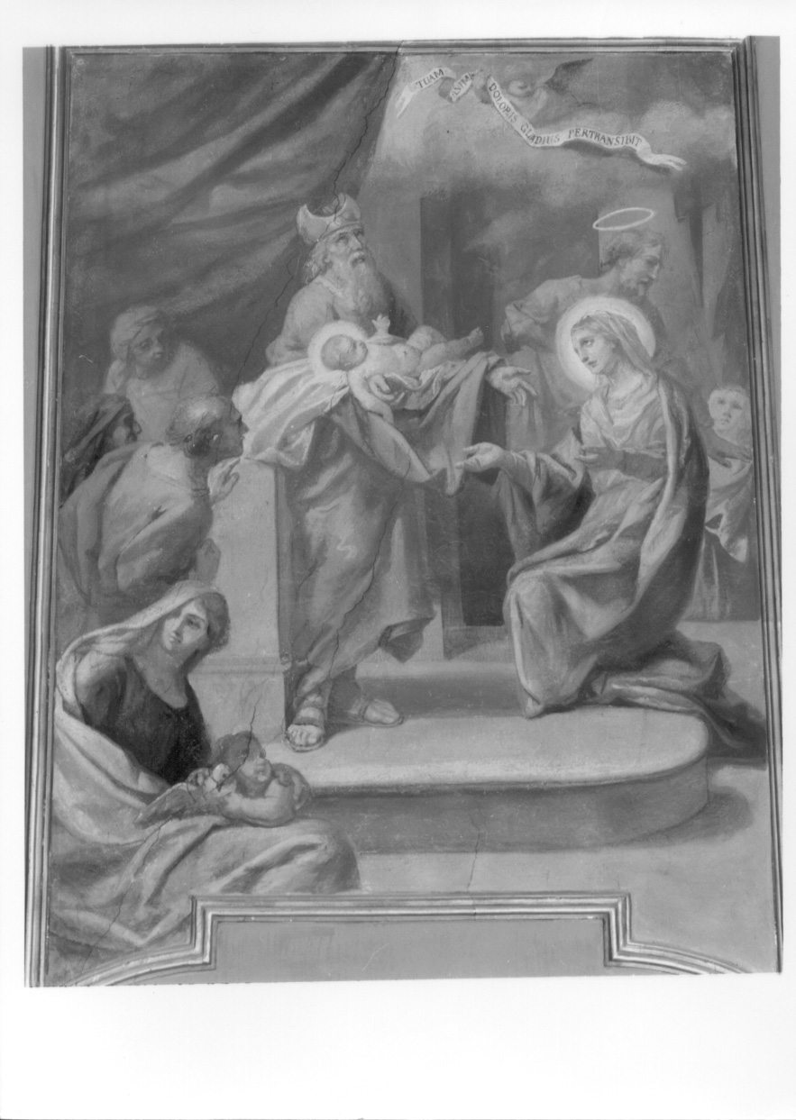 presentazione di Gesù al tempio (dipinto, opera isolata) di Emina Vincenzo, Morgari Luigi (primo quarto, primo quarto sec. XIX, sec. XX)