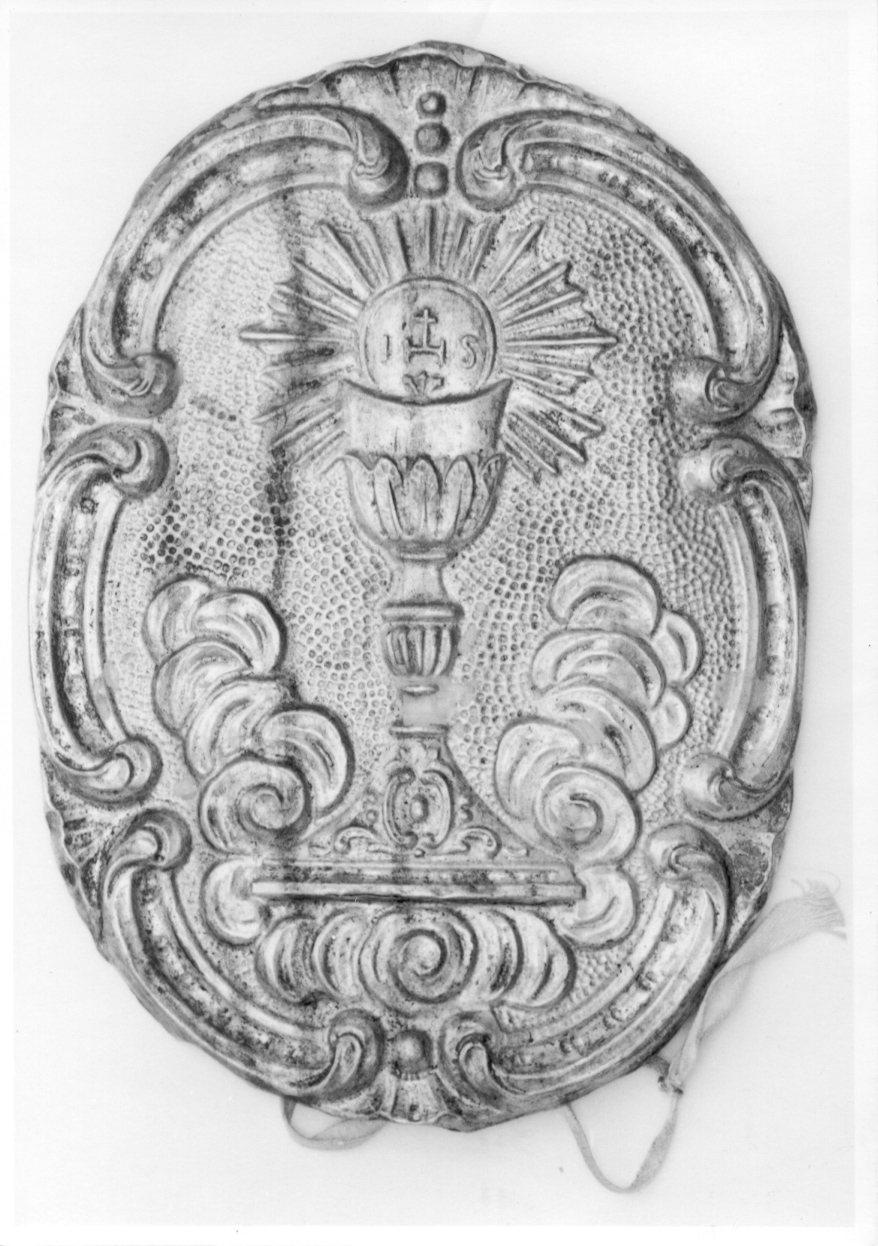 simboli eucaristici (emblema di confraternita, serie) - ambito piemontese (terzo quarto sec. XVIII)