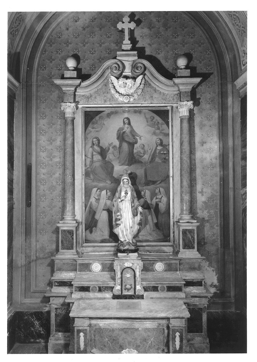 altare, opera isolata - ambito piemontese (seconda metà sec. XIX)