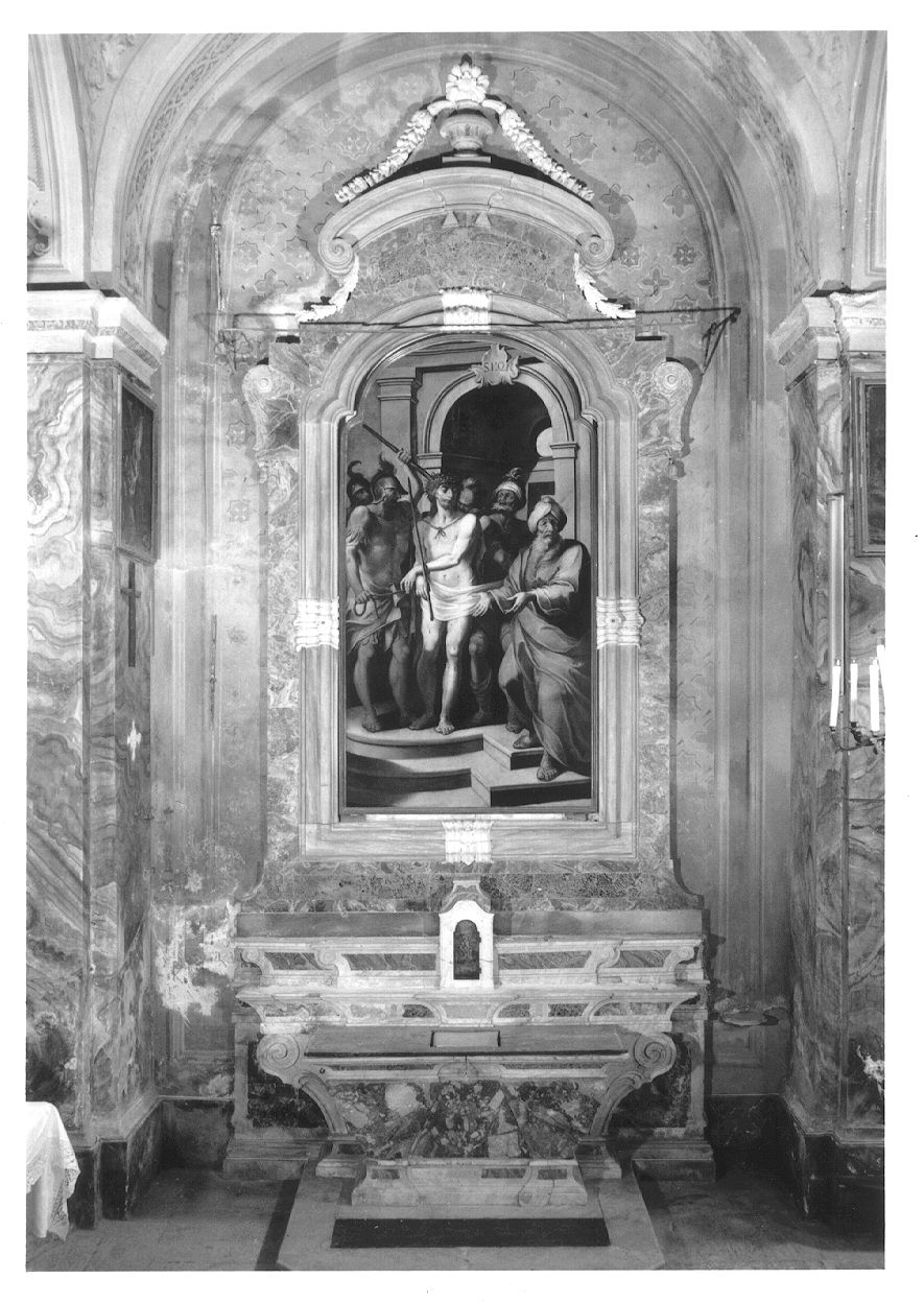 Hecce Homo (altare, opera isolata) - ambito piemontese (seconda metà sec. XVIII)
