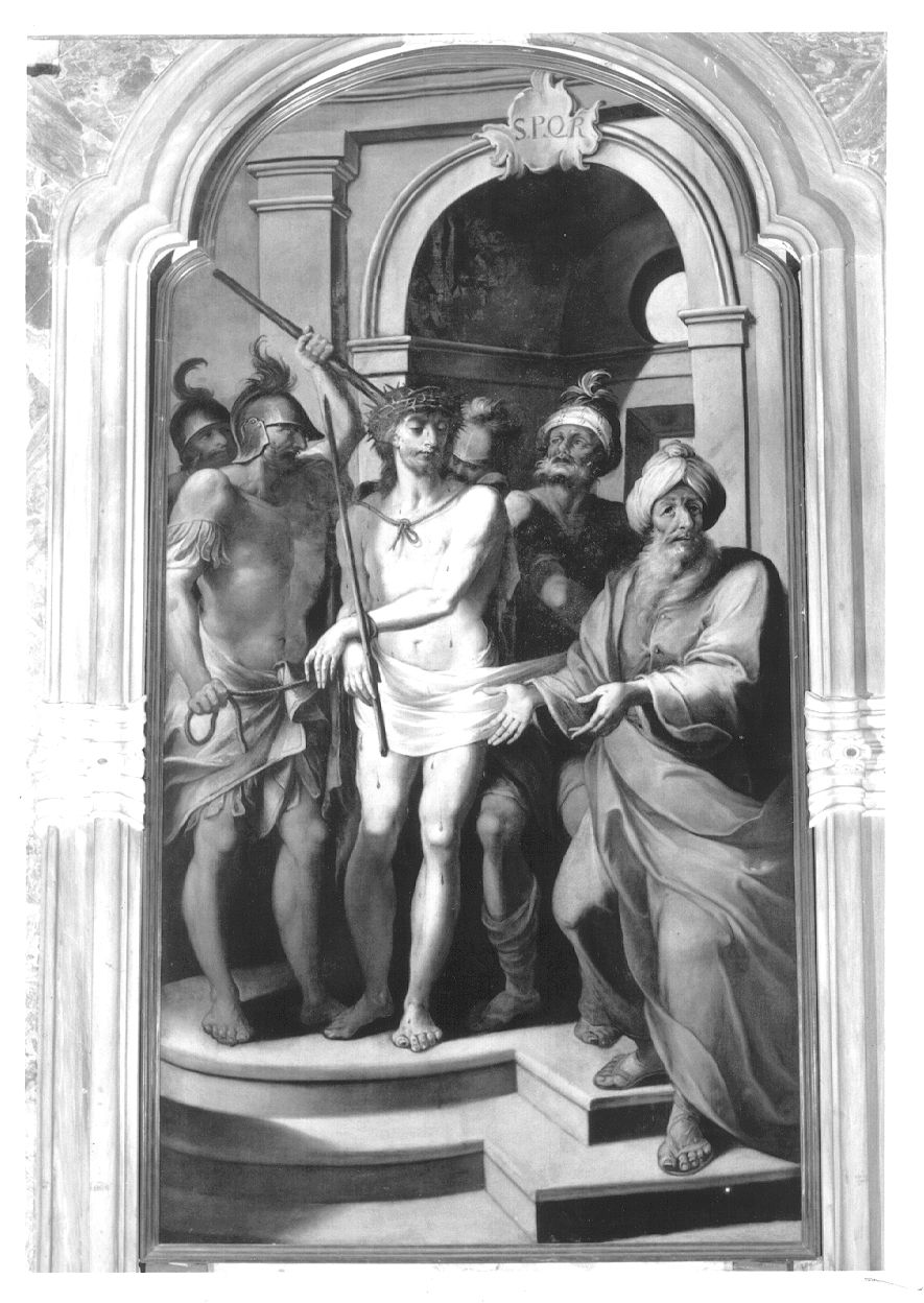 HECCE HOMO, ECCE HOMO (dipinto, opera isolata) - ambito ligure (seconda metà sec. XVIII)
