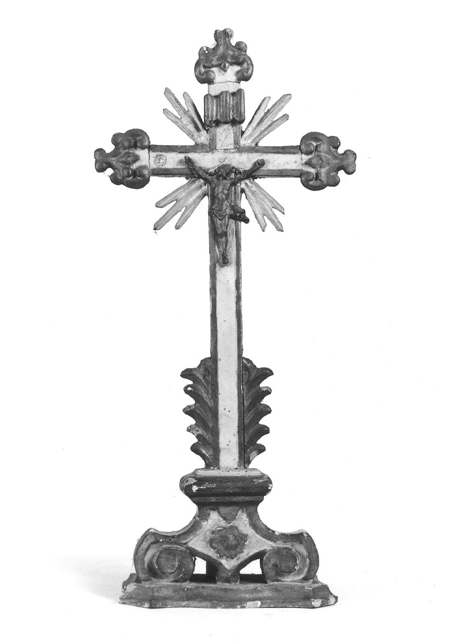 croce d'altare, serie - ambito piemontese (sec. XVIII)
