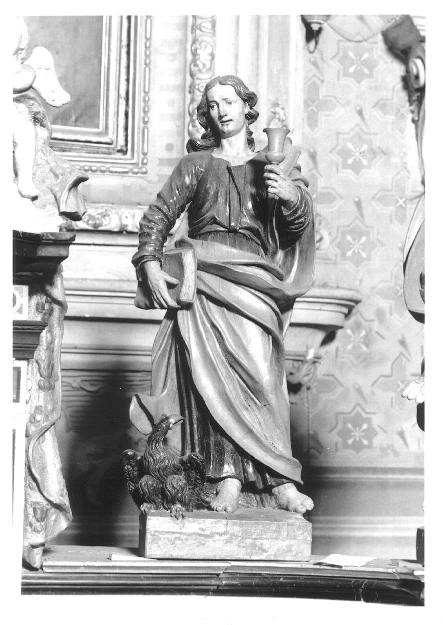 SAN GIOVANNI EVANGELISTA (statua, serie) - Bottega di G.B. Bernero (seconda metà sec. XVIII)