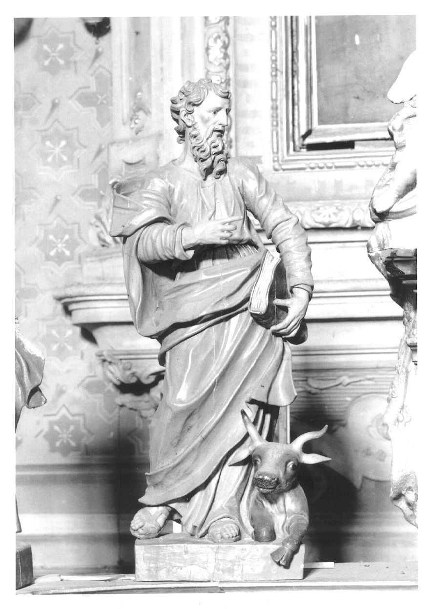 San Luca (statua, serie) - Bottega di G.B. Bernero (seconda metà sec. XVIII)