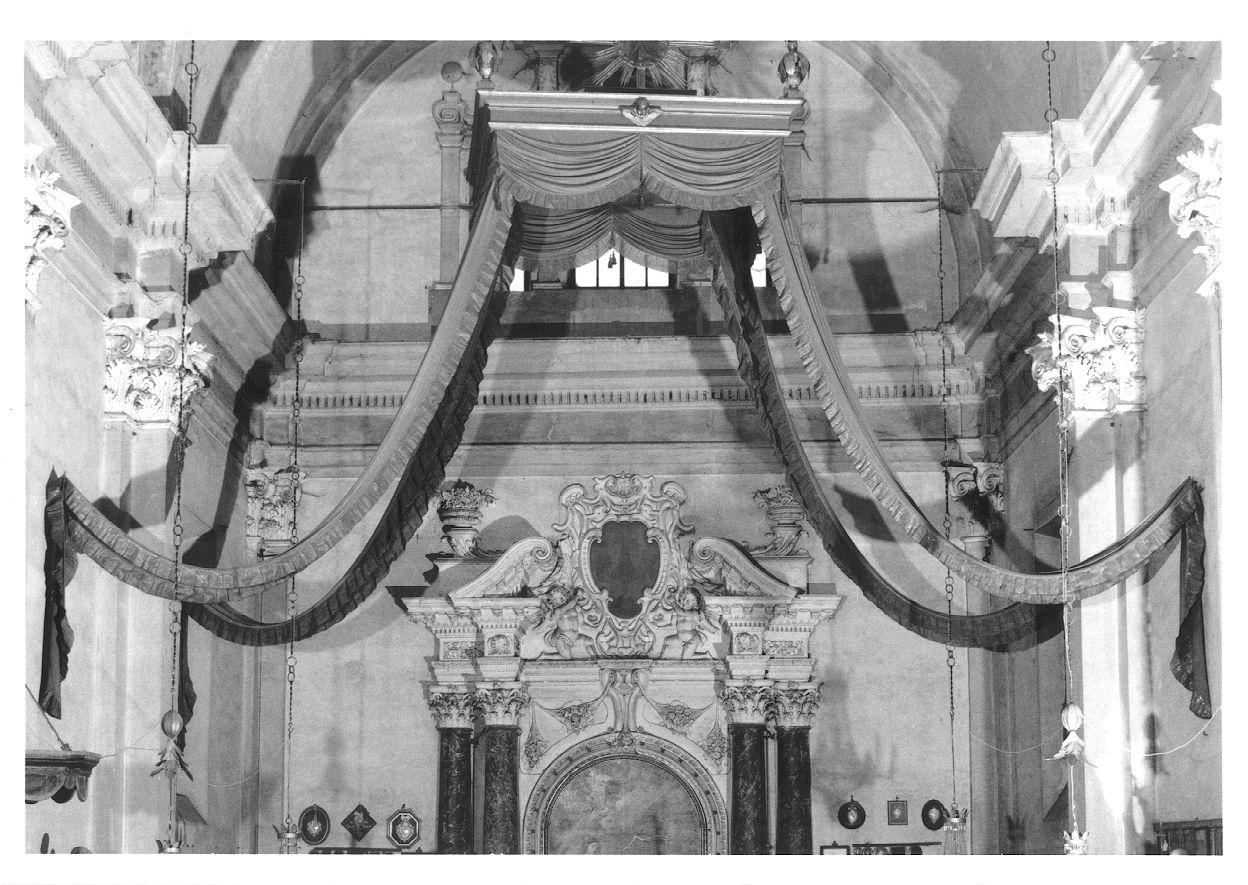 baldacchino d'altare, opera isolata - ambito piemontese (prima metà sec. XIX)