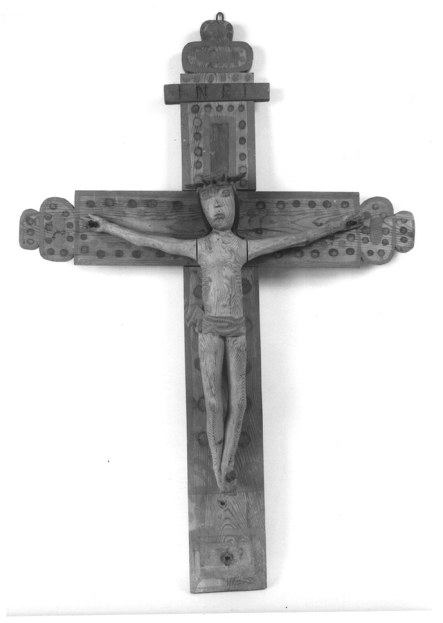 Cristo crocifisso (crocifisso, opera isolata) - ambito piemontese (primo quarto sec. XIX)