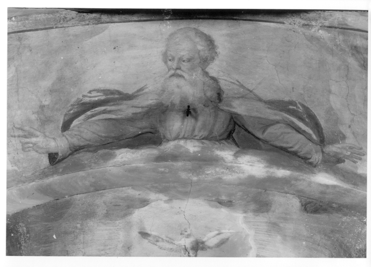 Dio Padre e colomba dello Spirito Santo (dipinto, ciclo) di Delfina Stefano (attribuito) (primo quarto sec. XVII)