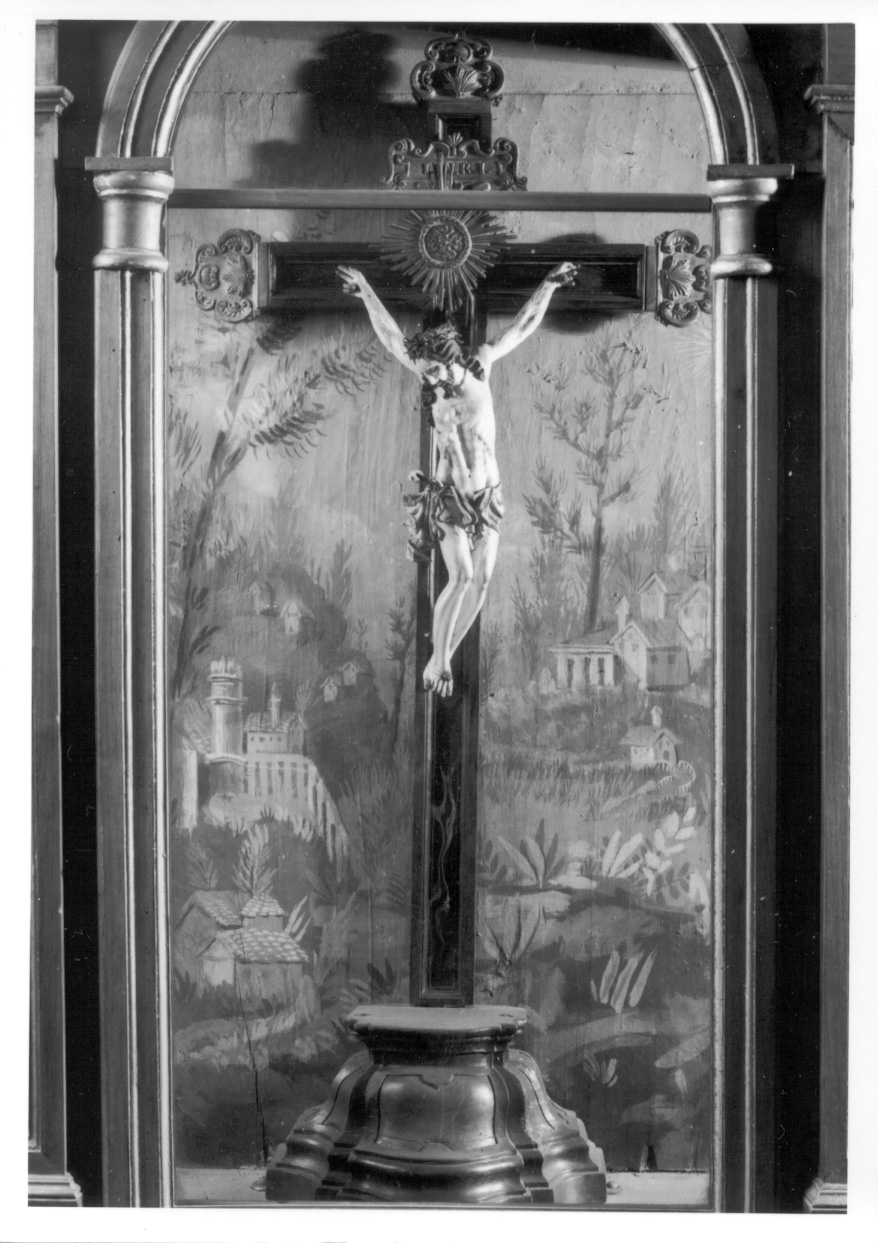 Cristo crocifisso dolente (croce d'altare, opera isolata) di Mazzola Giuseppe Antonio (ultimo quarto sec. XVIII)