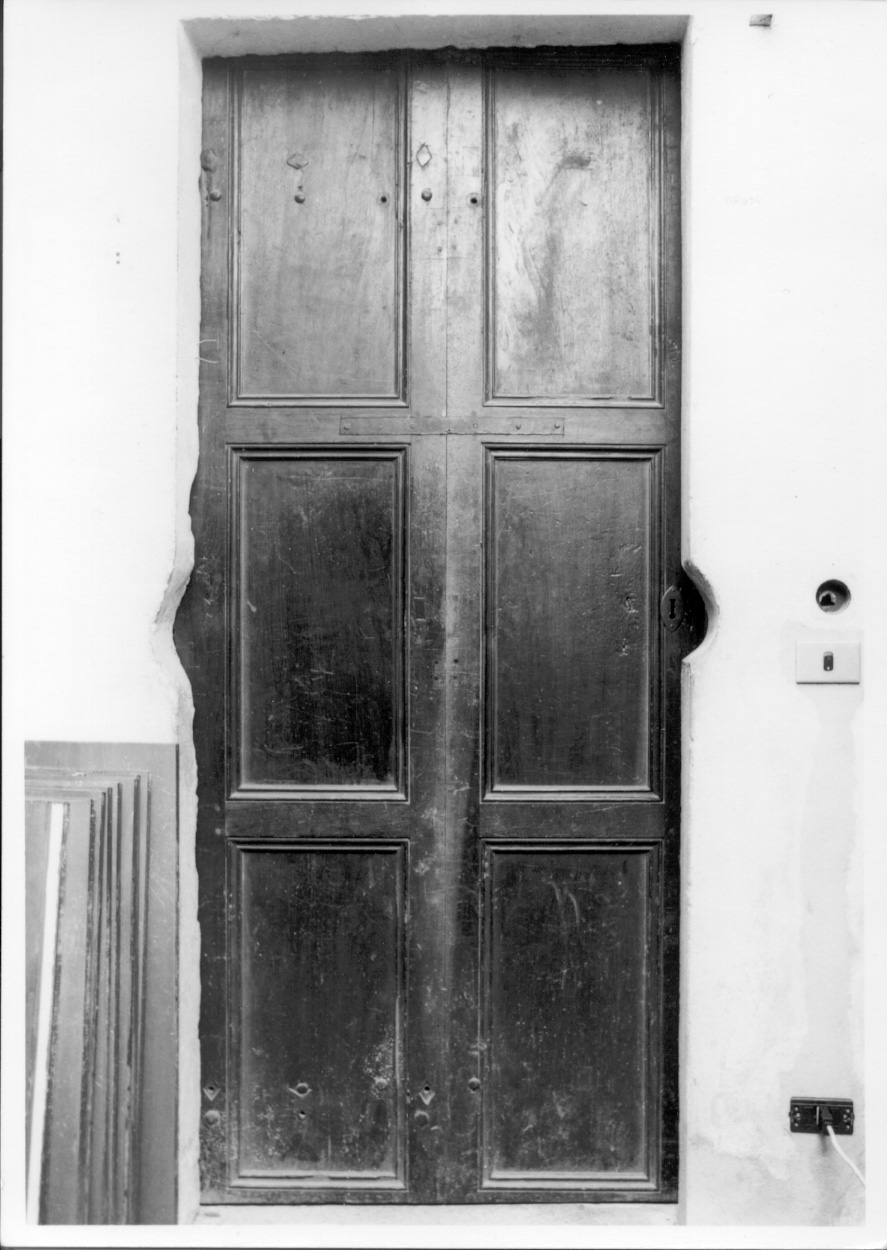 porta, opera isolata - ambito biellese (prima metà sec. XIX)