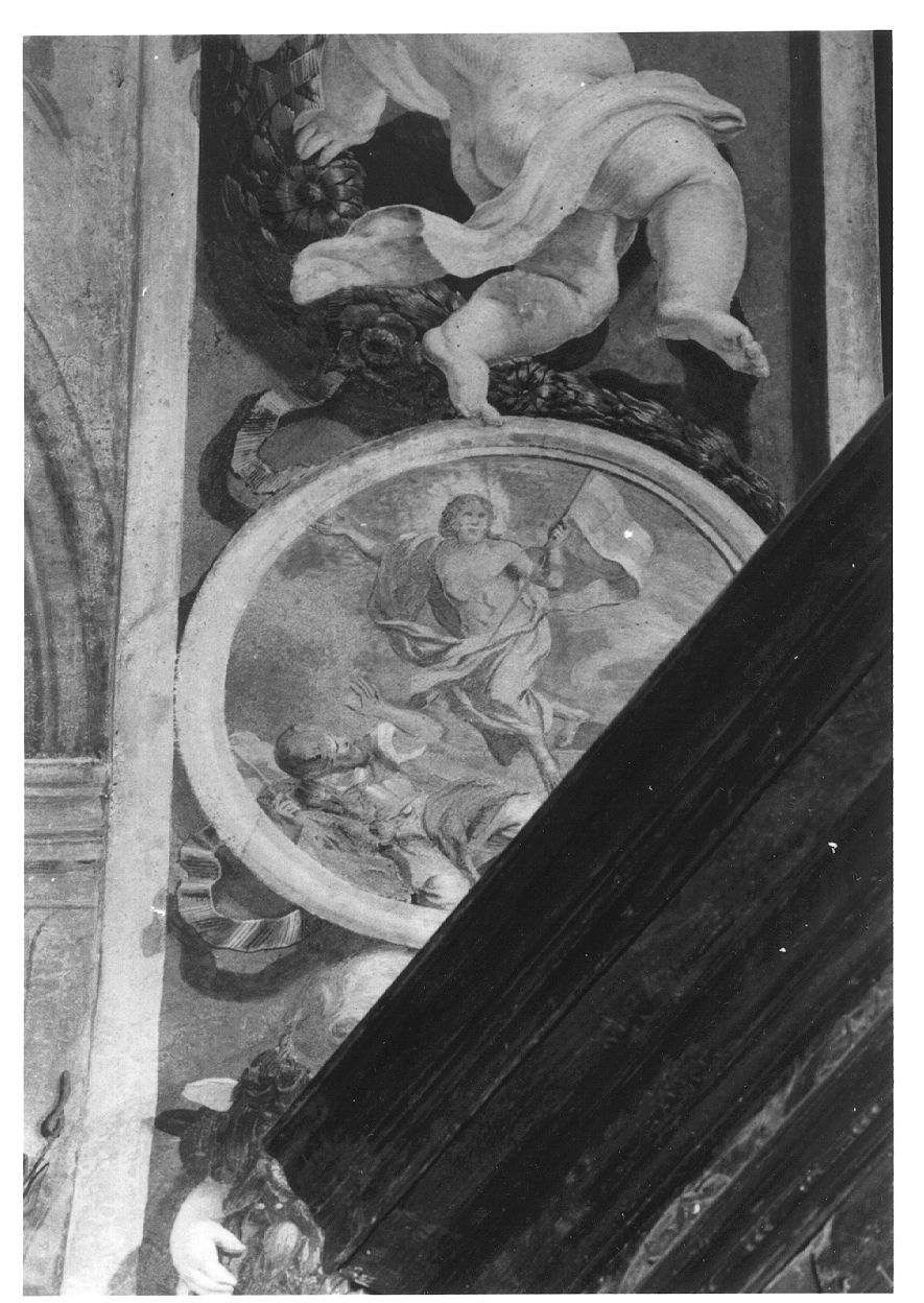Cristo risorto (dipinto, ciclo) di Besozzi Giovanni Ambrogio (seconda metà sec. XVII)