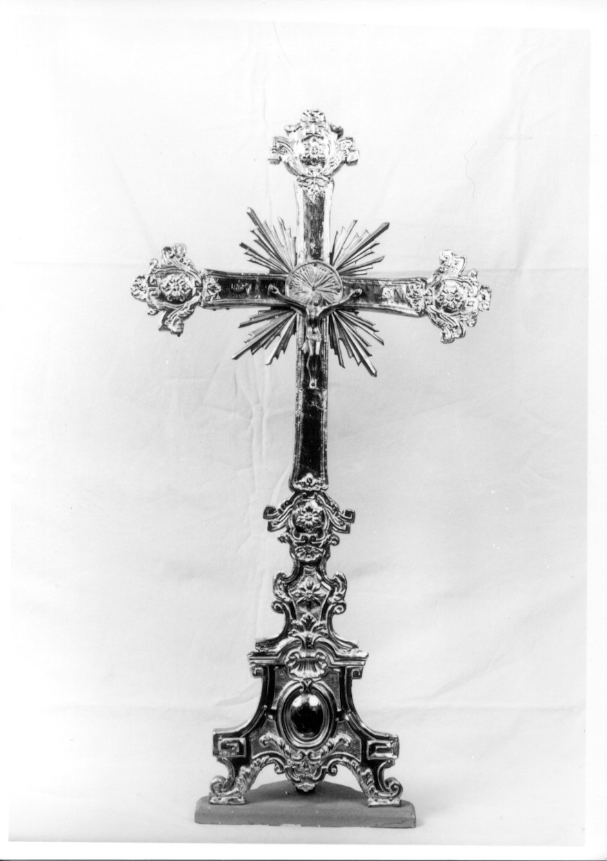 Cristo crocifisso (croce d'altare, opera isolata) - ambito lombardo (seconda metà sec. XVIII)
