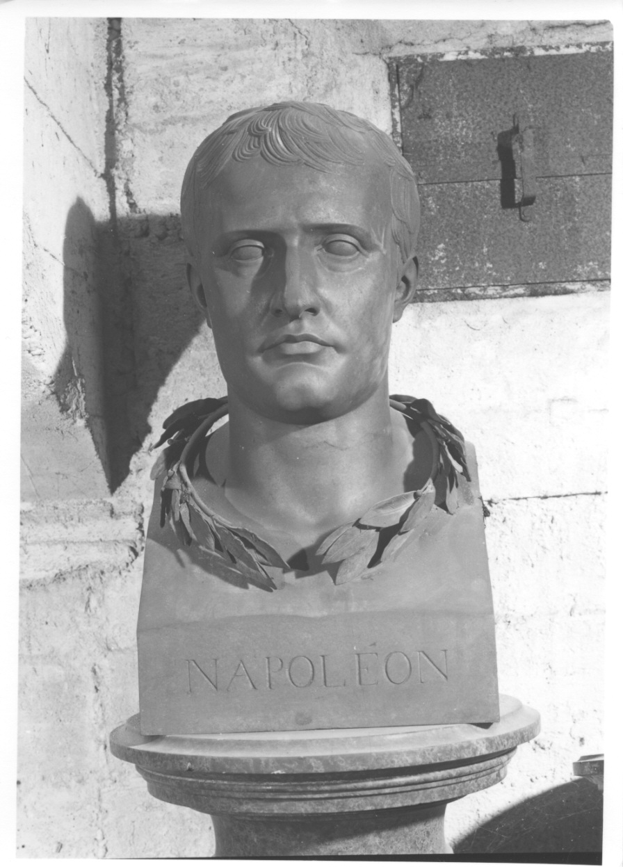 busto ritratto di Napoleone Bonaparte (busto, opera isolata) di Papi Clemente (prima metà sec. XIX)