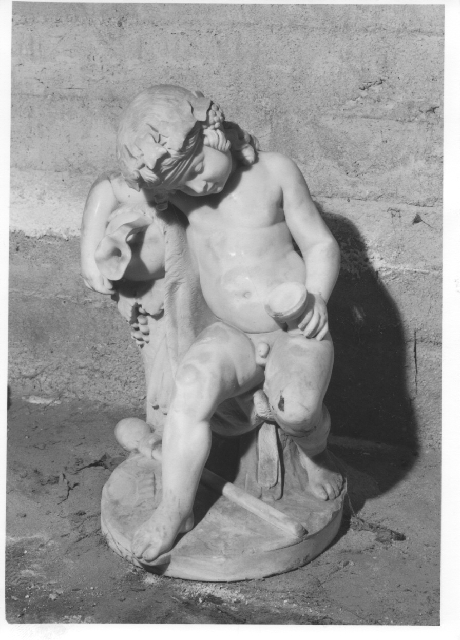Bacco ebbro (scultura, opera isolata) - bottega romana (seconda metà sec. XIX)