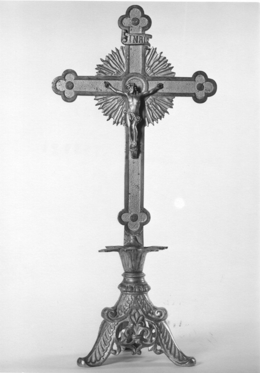 Cristo crocifisso dolente (croce d'altare, opera isolata) - produzione piemontese (primo quarto sec. XX)
