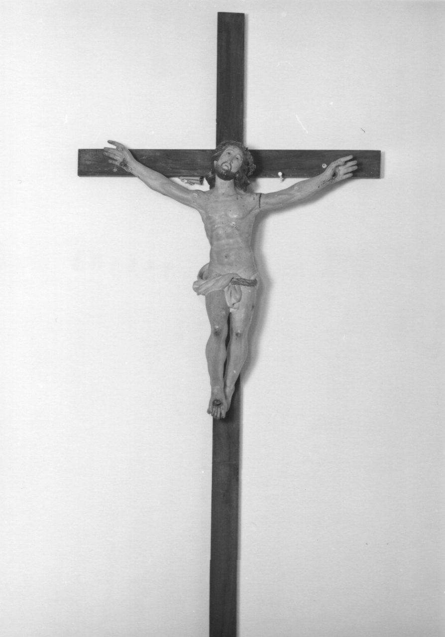 Cristo crocifisso dolente (crocifisso, opera isolata) - ambito astigiano (sec. XIX)
